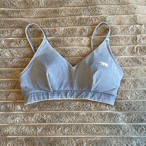 Running Bare Swim Top, blue, padded, size 2/4